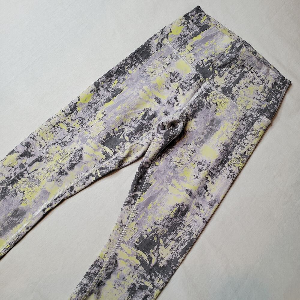 Lululemon Women's Size 6 Wunder Train Contour Fit High-Rise Tight 25" Gray Multi